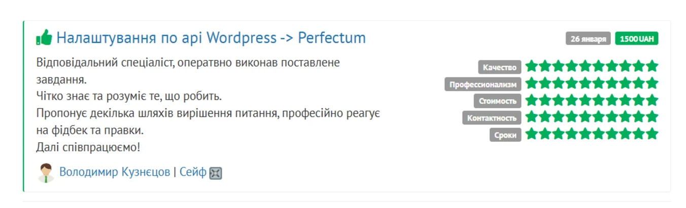 Client Review